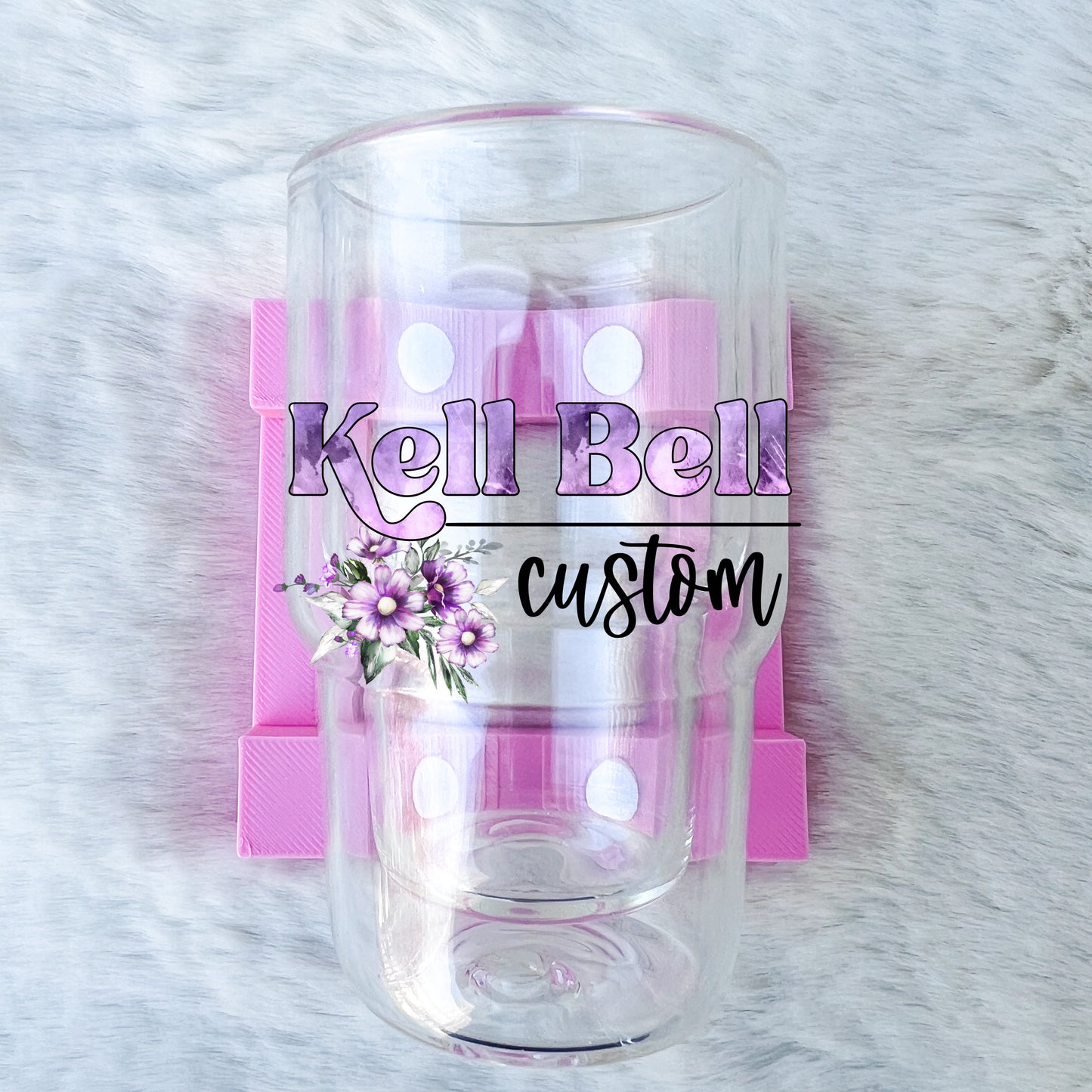 MINI - Extra Small Cup Cradle and MINI Adjustable Cup Stand-For 2oz to 4oz size tumblers