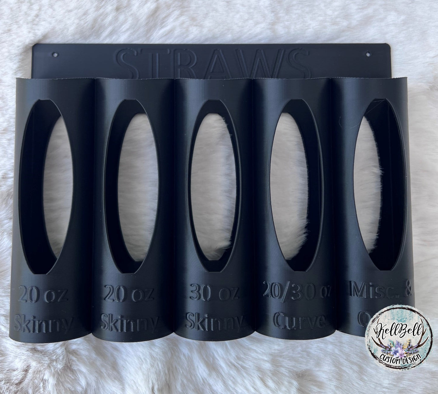 Straw Holder/Organizer - Easy way to keep all of your straws organized