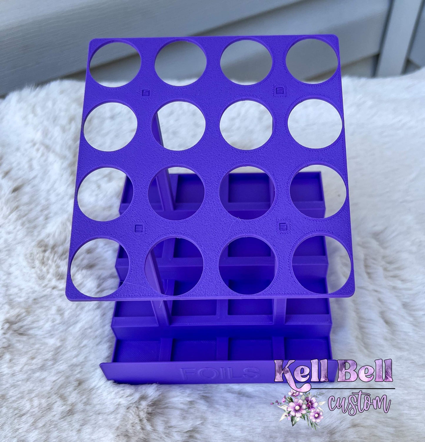 Foil Holder - Holds 16 rolls of foil