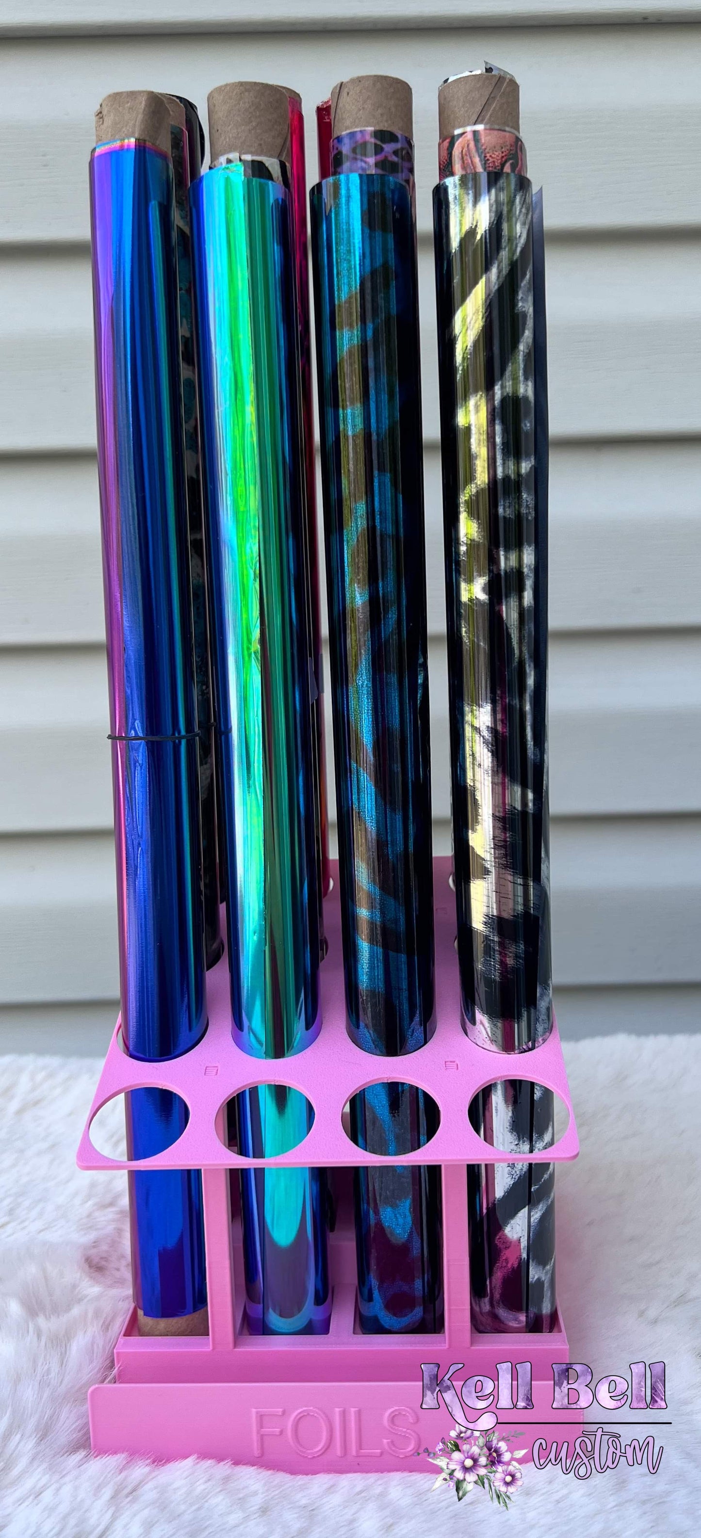 Foil Holder - Holds 16 rolls of foil